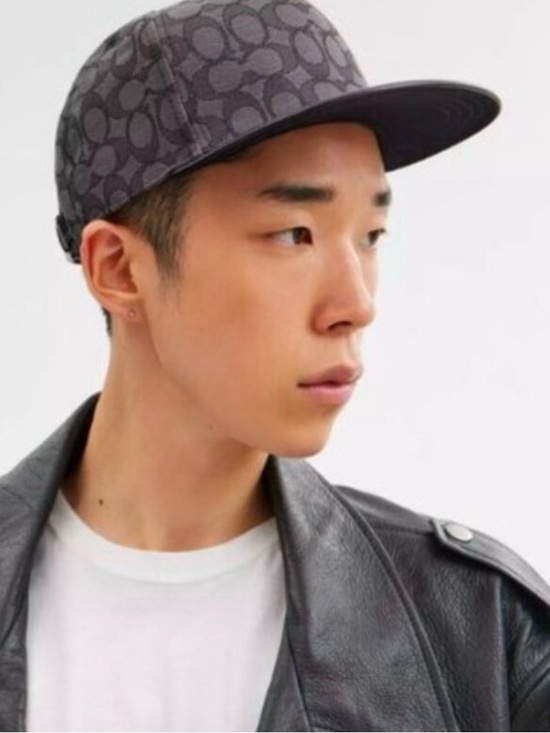 Coach Other - Coach Men’s Gray Signature Snapback Hat